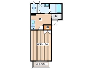 アスール湘南　Ｆの物件間取画像